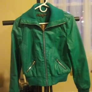 LEATHER IMITATION ASHLEY JACKET